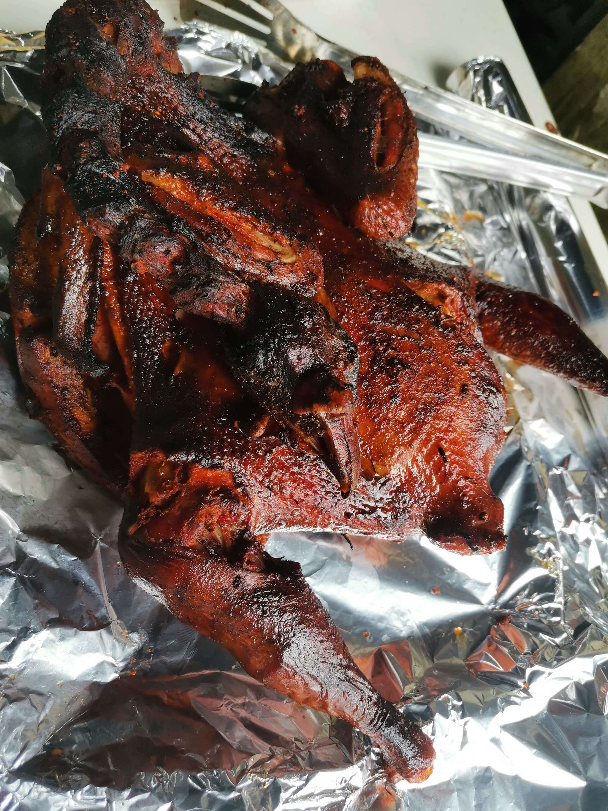 Full Smokey Guineafowl